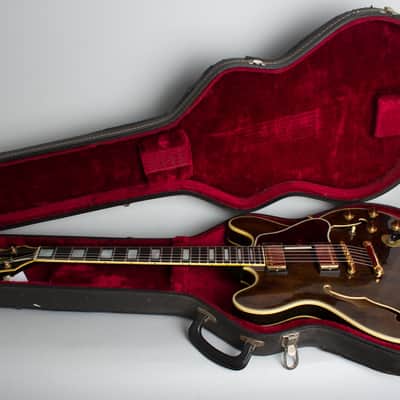 Gibson  ES-355TD Semi-Hollow Body Electric Guitar (1978), ser. #71178013, original black tolex hard shell case. image 9