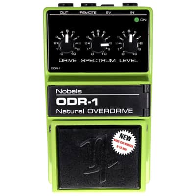 Mint Nobels 2020 ODR-1 Natural Overdrive 9-18v Guitar Effects Pedal w Bass Cut Switch