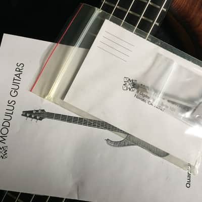 Modulus Quantum 5 Bass Guitar NOS Bartolini - TOP OF LINE 2006 Natural image 12