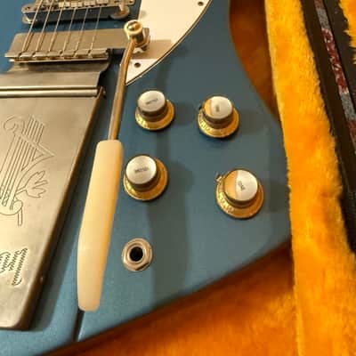 Gibson Custom Shop 1963 Firebird V Reissue 2022 - Pelham Blue VOS image 5