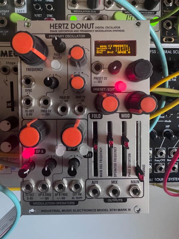 Industrial Music Electronics Hertz Donut MKIII - Silver image 1