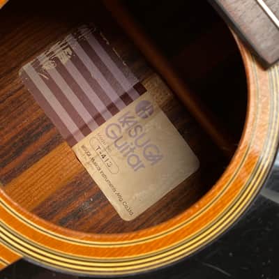 Kasuga T-413 '80s Vintage MIJ 12 Strings Acoustic Guitar Made in Japan image 17