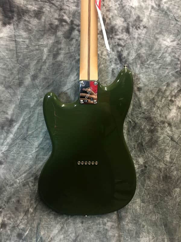 Fender Offset Series Mustang 2016 Olive Green | Reverb