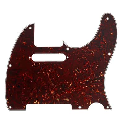 Golpeador pickguard Fender Telecaster 8-Hole Mount Tortoise Shell 3-Ply image 1