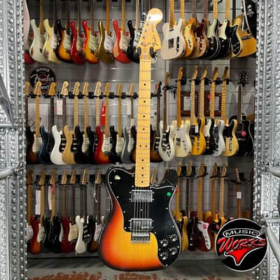 Fender   1975 Custom Deluxe Telecaster Year Sunburst True Vintage image 2