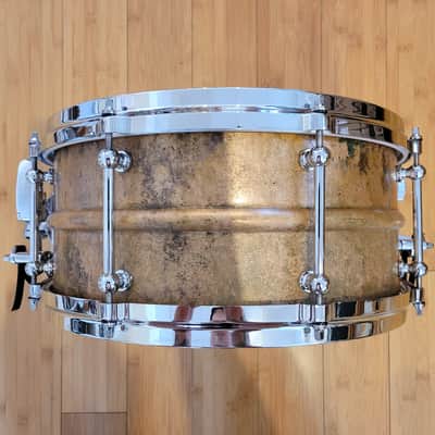 Snares - Dunnett Classic 6.5x14 Model 2N Bronze Snare Drum image 4