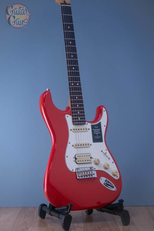 Fender Player II Stratocaster HSS Coral Red with Free Fender Bag image 1