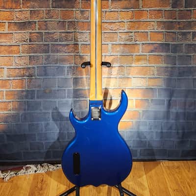 Vintage 1980s Kramer DMZ 5000 Bass Guitar Blue image 15