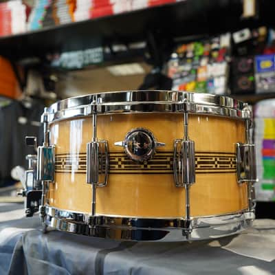 -TAMA/JAPAN 50th Limited Superstar Mastercraft Artwood Re-Issue 6.5 x 14" Artwood Pure Birch Snare Drum image 8