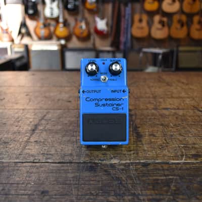 Boss CS-1 Compression Sustainer (Black Label) 1980 - Blue