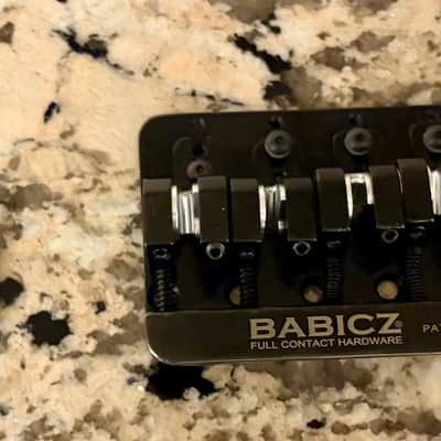 Babicz FCH4BK Full Contact 4-String Bass Bridge 2010s - Black image 3