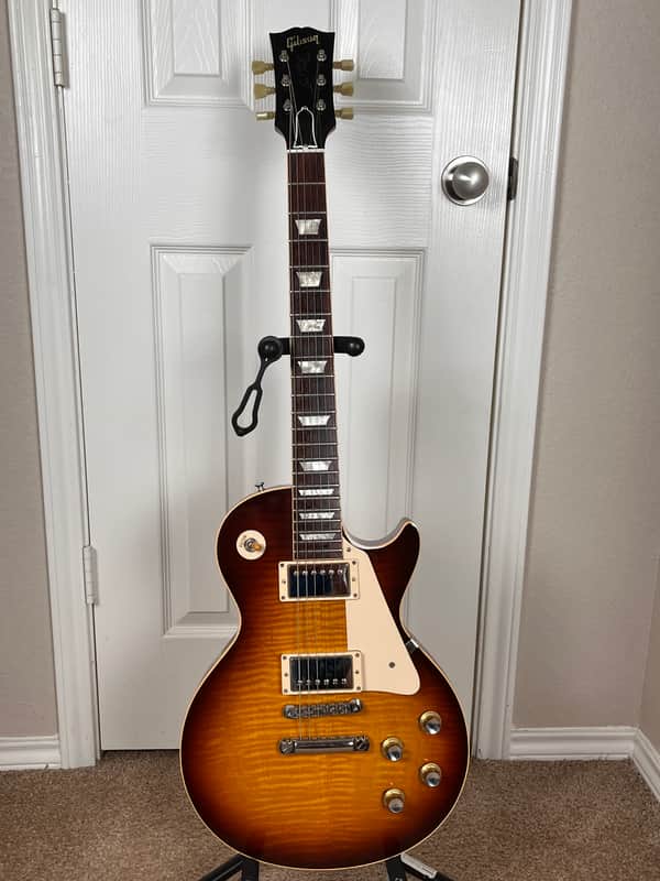 Gibson Custom Shop Historic Collection '60 Les Paul Standard Flametop Reissue 2005 - Iced tea burst image 1