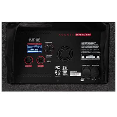 Avante Audio IMPERIO PRO Professional Active Subwoofer - 18" image 3