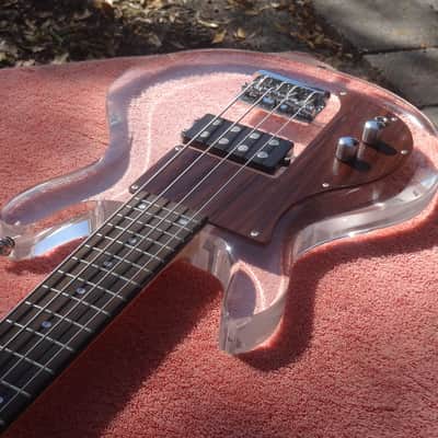 Left Handed 2017 Acrylic Bass guitar image 5