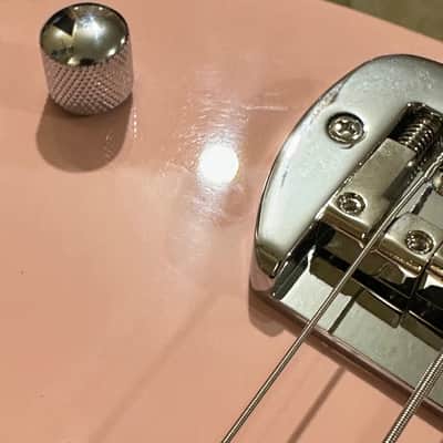 G&L Tribute JB-2 4 String Electric Bass Guitar - Shell Pink image 8