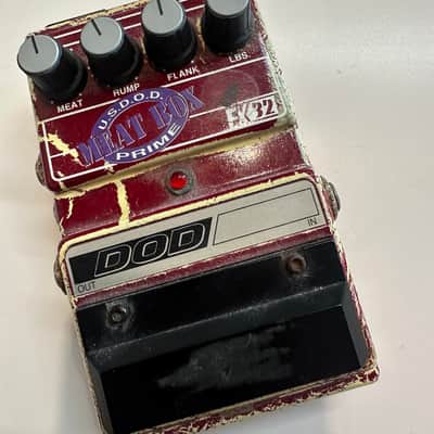 DOD Meatbox Prime FX32 USA Made vintage 90's old Sub Octave BASS effects pedal +box, papers image 2