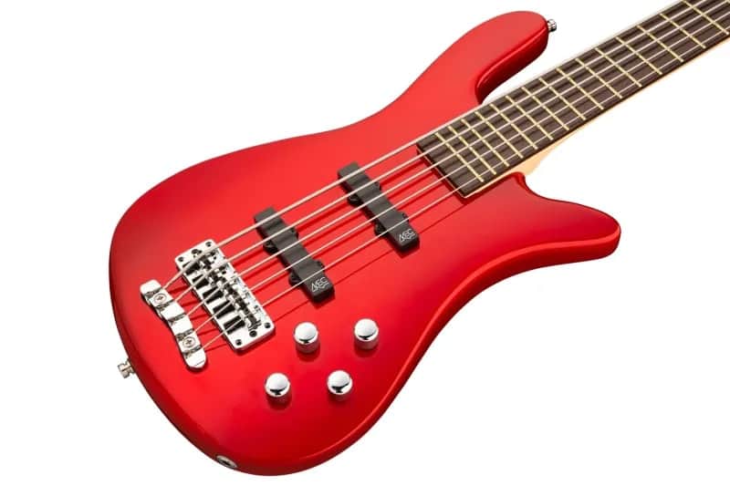 Warwick RockBass Streamer LX, 5-String - Metallic Red High Polish image 1
