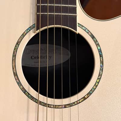 Ovation Celebrity CC24 2010's - White Sparkle Pearl image 15