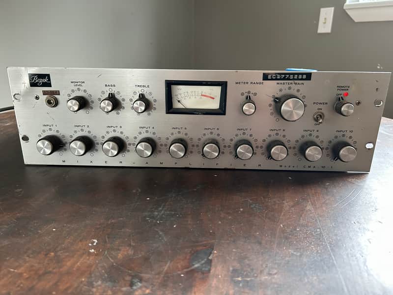 VIDEO ADDED: Bozak CMA 10-1 1960s Microphone Preamp, Mixer, Equalizer 481 transformer, like Altec 4722 image 1