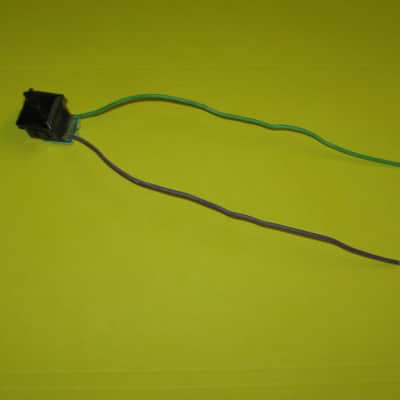 lightly used Boss ON / OFF Foot Switch - black hard plastic on very small green circuit board + green & purple wires for Boss compact size pedals (works fine) came off of a lightly used 2010 SYB5 pedal (NO pedal included / NO other items included) image 1