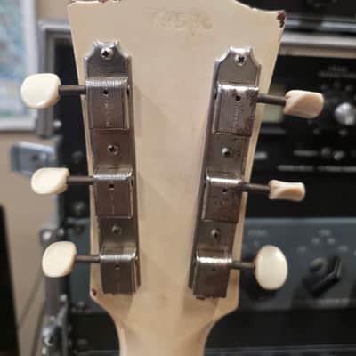 Gibson Les Paul/SG Junior Solidbody Electric Guitar 1962 - Factory Polaris White image 9