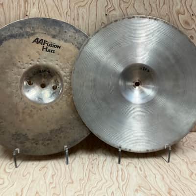Sabian 14" AA Fusion Hi-Hat Cymbals (Pair) 1990 - 2001 - Natural image 2