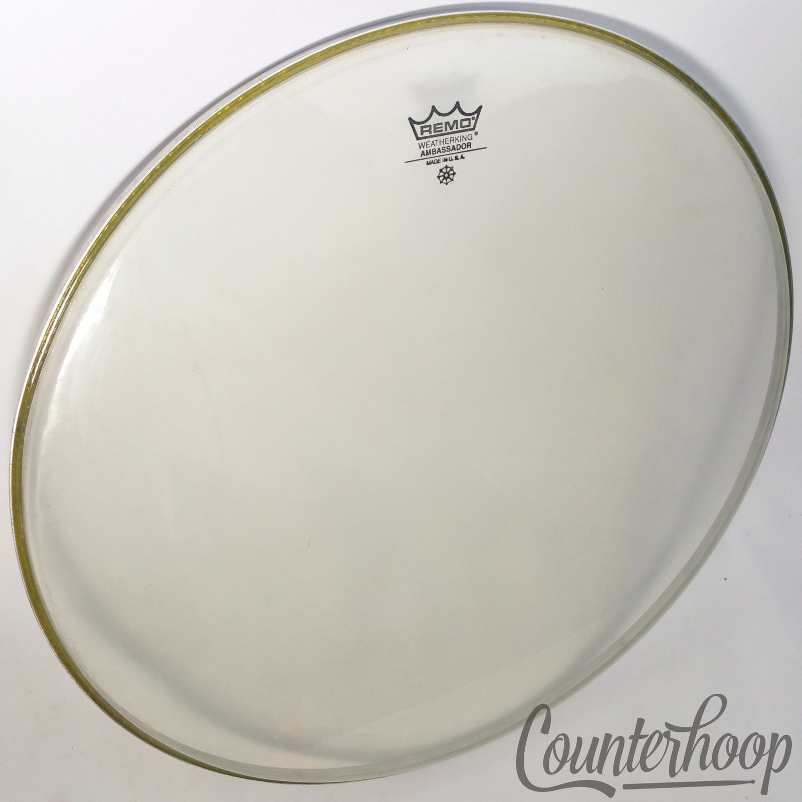 Remo 18"Ambassador Batter Floor Tom Drum Head Weatherking Clear Batter/Resonant — main photograph