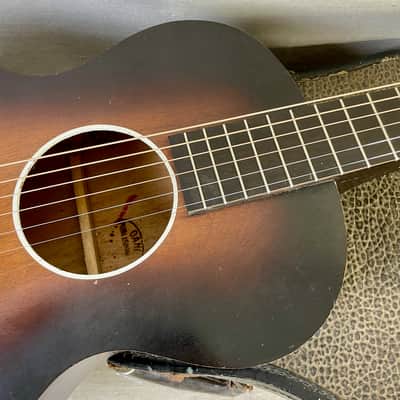 Oahu Hawaiian Guitar 1940s Sunburst Lap Steel Slide Acoustic Square Neck w/ Original Case image 11