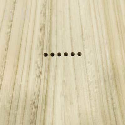 Unfinished Paulownia Wood Guitar Tele Style Body, String Through Bridge image 10