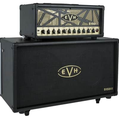 Used EVH 5150III EL34 212ST 2x12" Guitar Cabinet - Black image 3