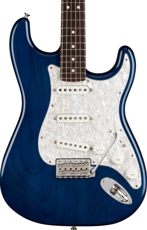 Fender Cory Wong Stratocaster Electric Guitar. Rosewood Fingerboard, Sapphire Blue Transparent image 1