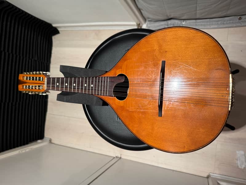 Vintage Bowlback 12 String Mandolin - Mandriola / Trichord image 1