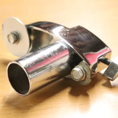 Rogers Big R Chrome Tom Drum Bracket Vintage 1970's image 3
