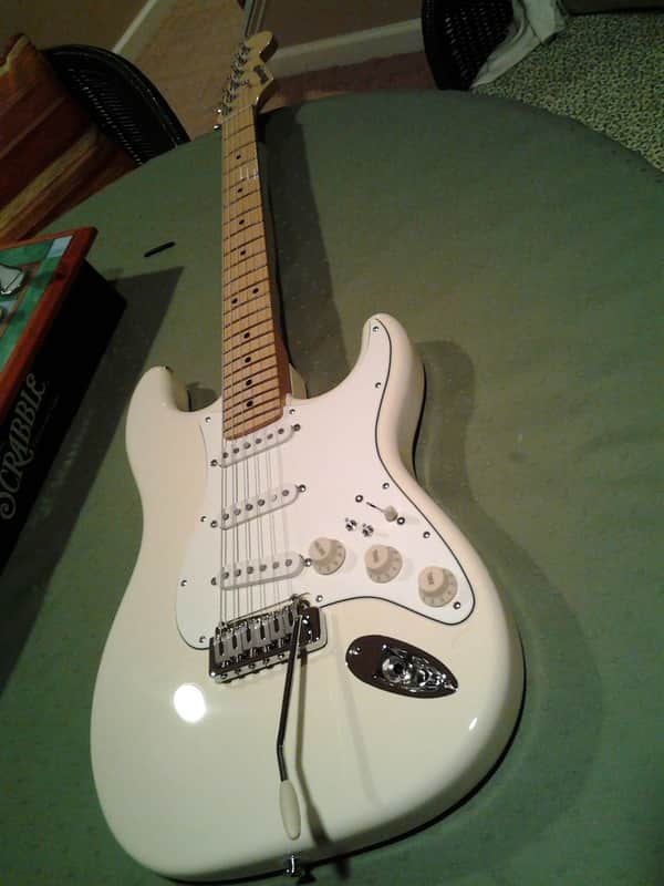 All Warmoth USA Custom Stratocaster Vintage White | Reverb