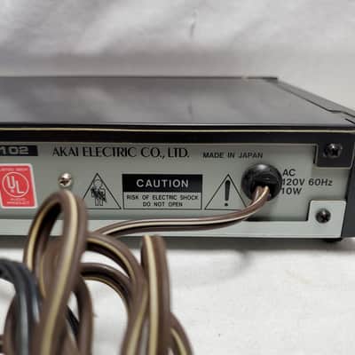 AKAI AT-A102 Quartz Synthesizer Tuner #806 Good Used Working Vintage Condition - image 9