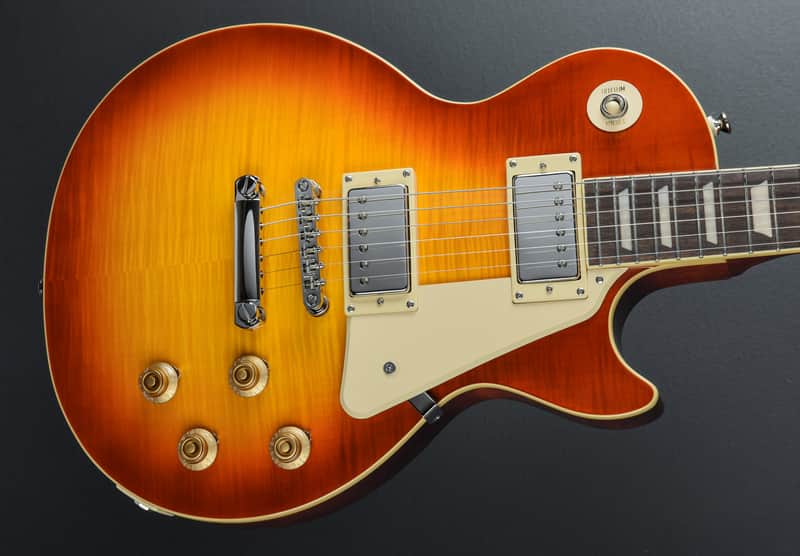 Epiphone "Inspired by Gibson Collection" Les Paul Standard 50's Figured Top - Washed Cherry image 1