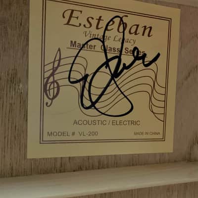 Esteban VL-200 Acoustic/Electric Prototype 2009 image 6