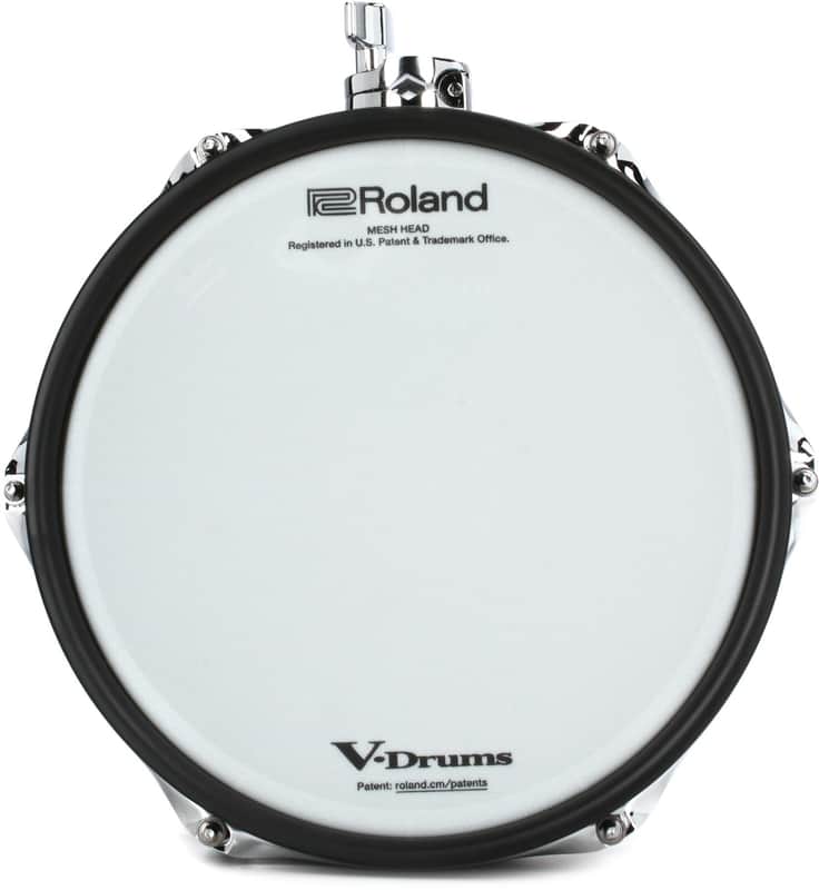 Roland PDA100L-BK V-Drums Acoustic Design Shallow 10-inch Tom Pad - Black image 1