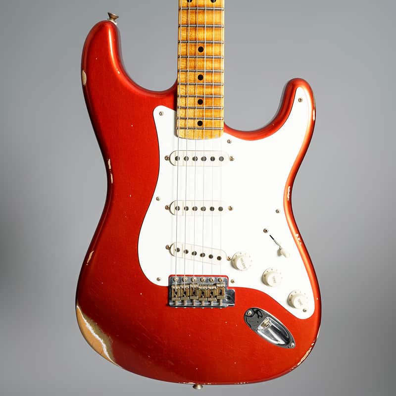 Fender Custom Shop '58 Stratocaster Relic 2023 - Faded Candy Apple Red image 1
