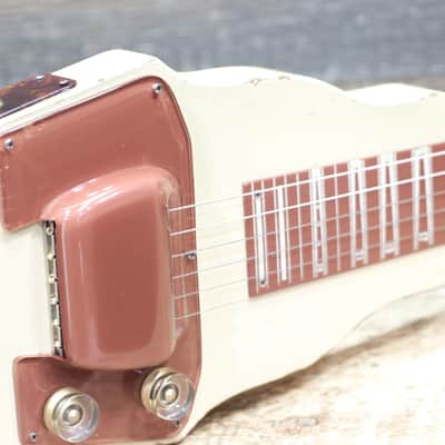 Gibson BR-9 Steel Guitar Beige / Cremora Brown 22.5" Scale Steel Guitar w/Case image 4