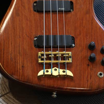 1997 Alembic Orion 4 String Set Neck Electric Bass Natural + HSC image 5