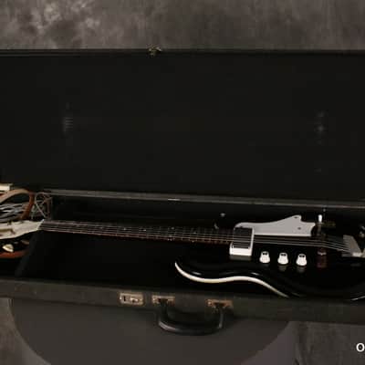 Valco/Supro Res-O-Glass BLACK w/Valco S6416T tube amplifier 8" Jesnsen 1966 image 25