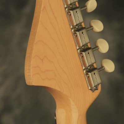 1964 Fender DUO-SONIC II Blue with '66 body CLAY DOTS + L-PLATE + '64 pickups image 15