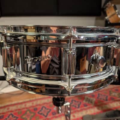 Rogers Dayton Powertone Snare COB 1960s - Chrome over brass image 3