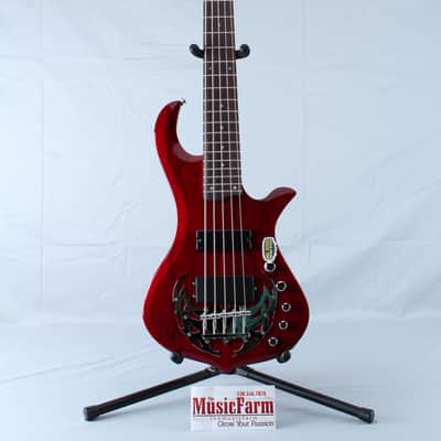 Traben Array Limited 5 String Bass Guitar Red TRAAL5STRD | Reverb