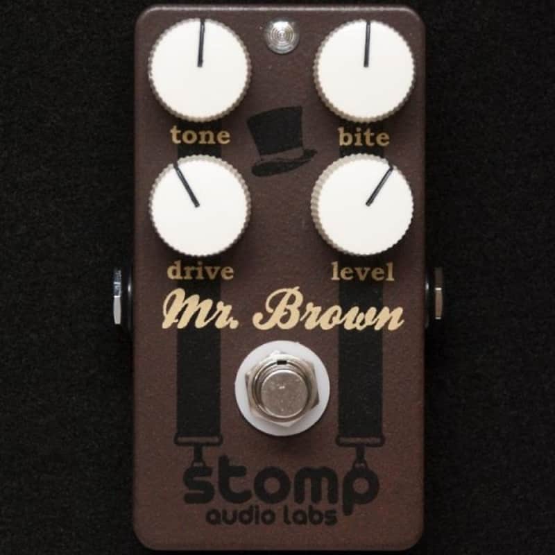 NEW! Stomp Audio Labs Mr. Brown - Crunch Distortion Brown image 1