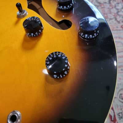 Epiphone The Dot Semi-Hollow Body Electric Guitar W/ Hard Case - 2007 - Vintage Sunburst (C013-G11) image 14