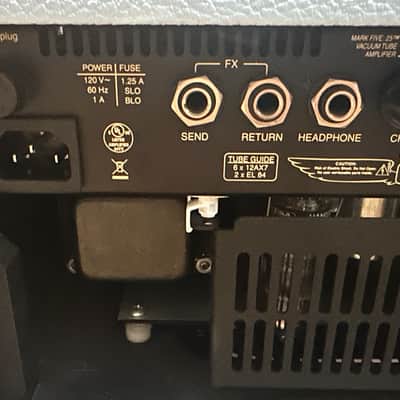 Mesa Boogie Mark Five:25 2-Channel 25-Watt Tube Amp Head - Custom Baby Blue Bronco & Tan Grille (Excellent Condition) image 10