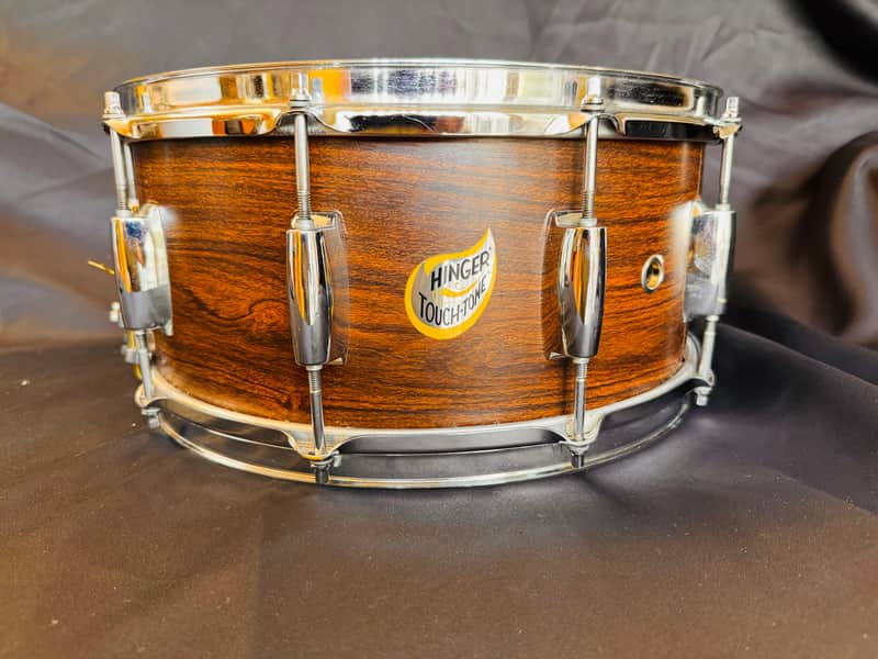 Hinger Hinger True Tone Orchestral Snare 1977 - Natural Ouk image 1