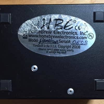 HomeBrew Electronics Hematoma Bass Overdrive 2010s - Black image 2